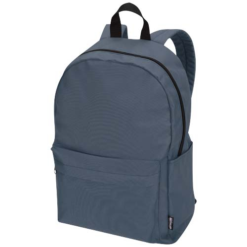 Sac à dos recyclé certifié GRS à personnaliser 16 L 14" Byron Bleu hale